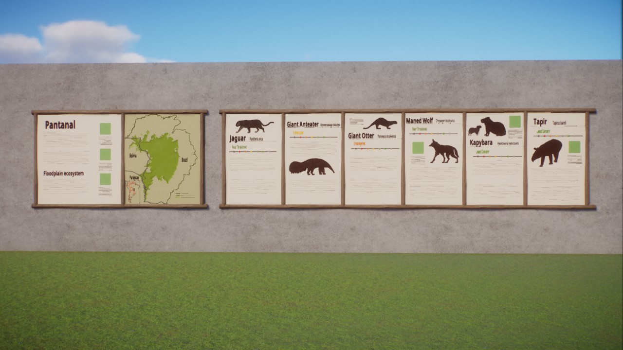 Education board: The Pantanal