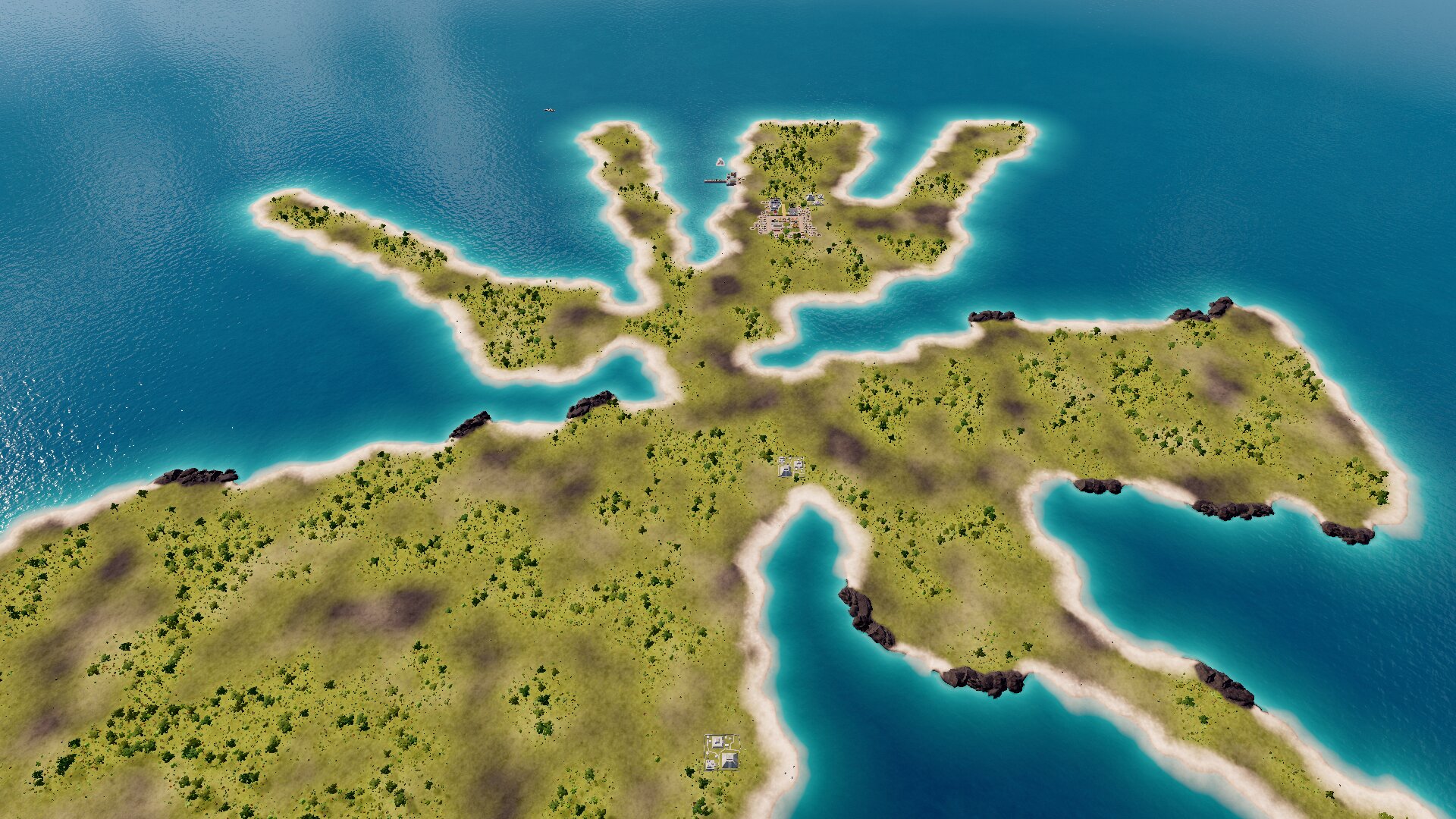 The finger island