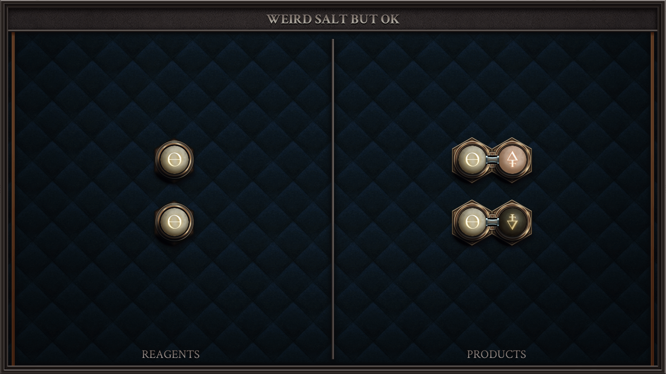 WEIRD SALT BUT OK