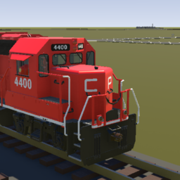 Full Engine Internals - EMD GP38-2 Locomotive CP Rail GP38-2 Modern 3