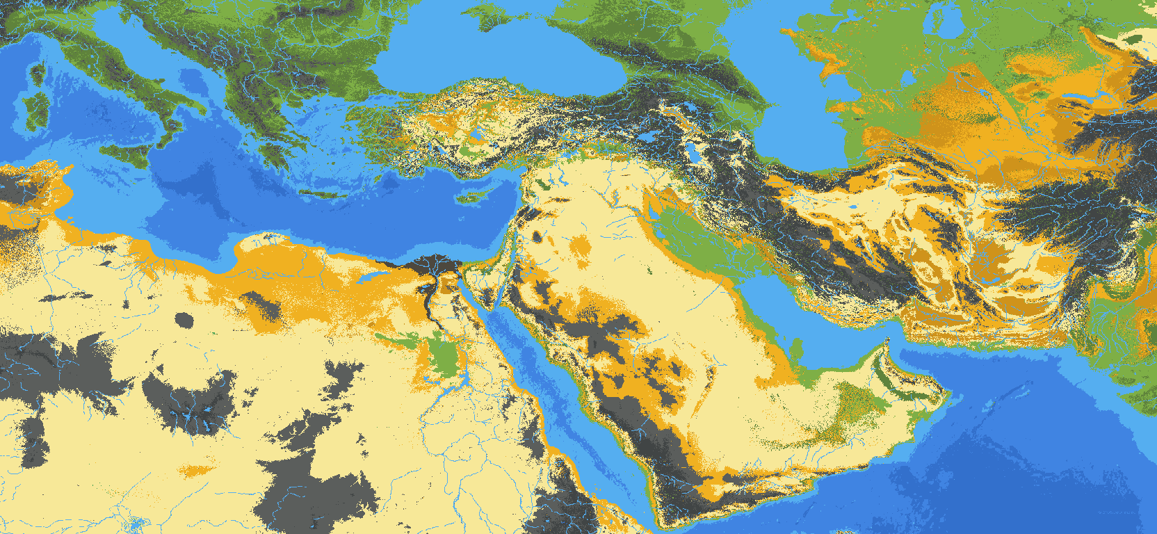 阿拉伯世界Arab world 26x12