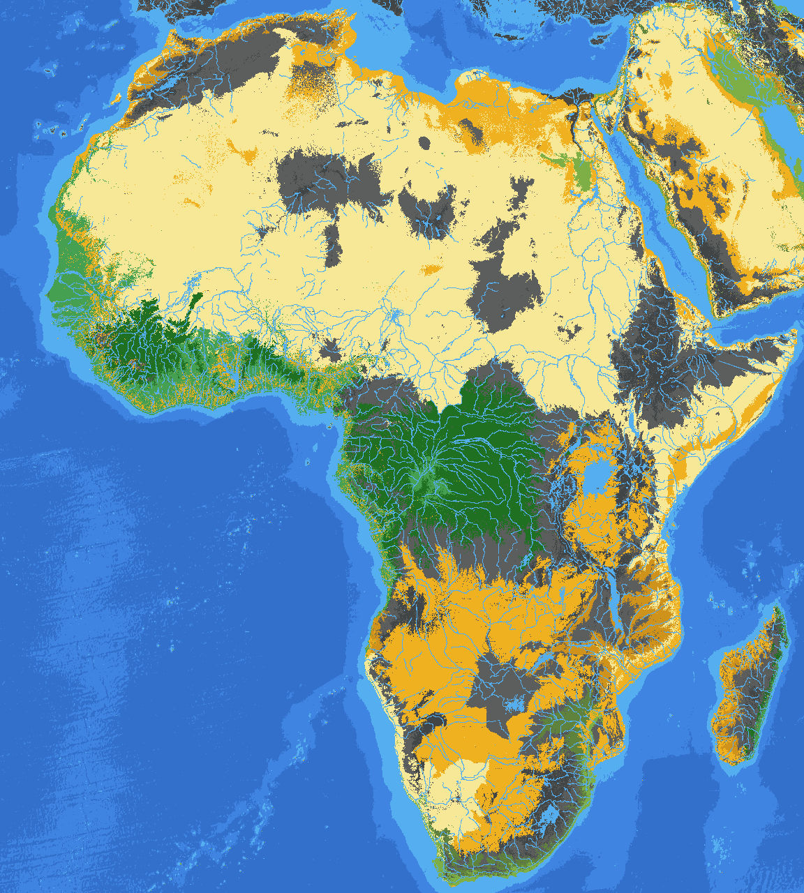 非洲Africa 18x20