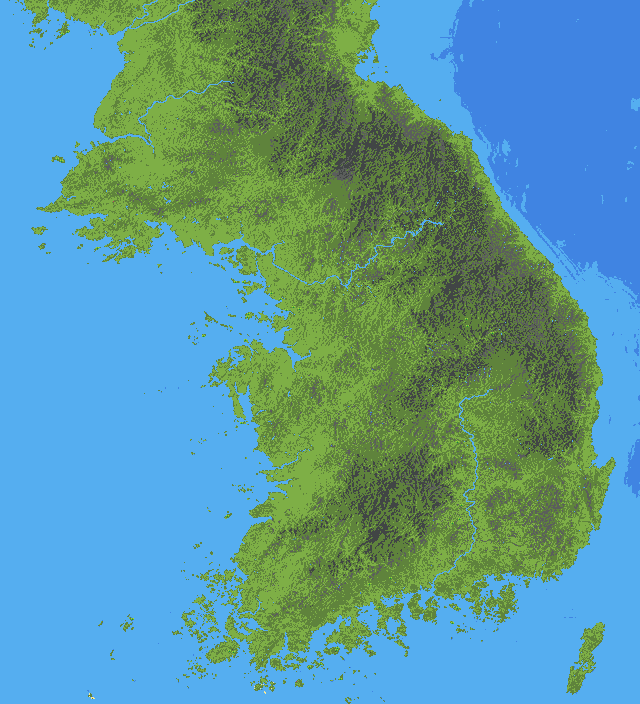 朝鲜半岛Korea 10x11