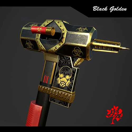 Pulverizer Black Golden