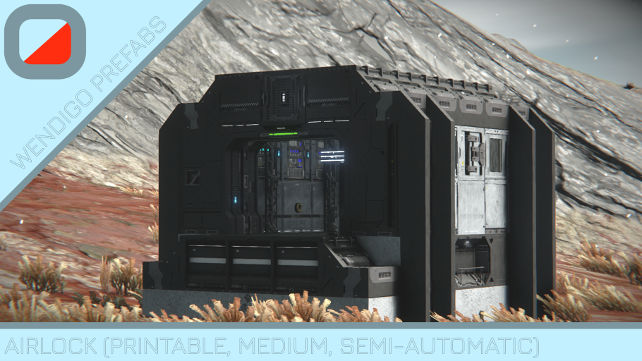 Airlock (Printable, Medium, Semi-Automatic) By Wendigo Prefabs
