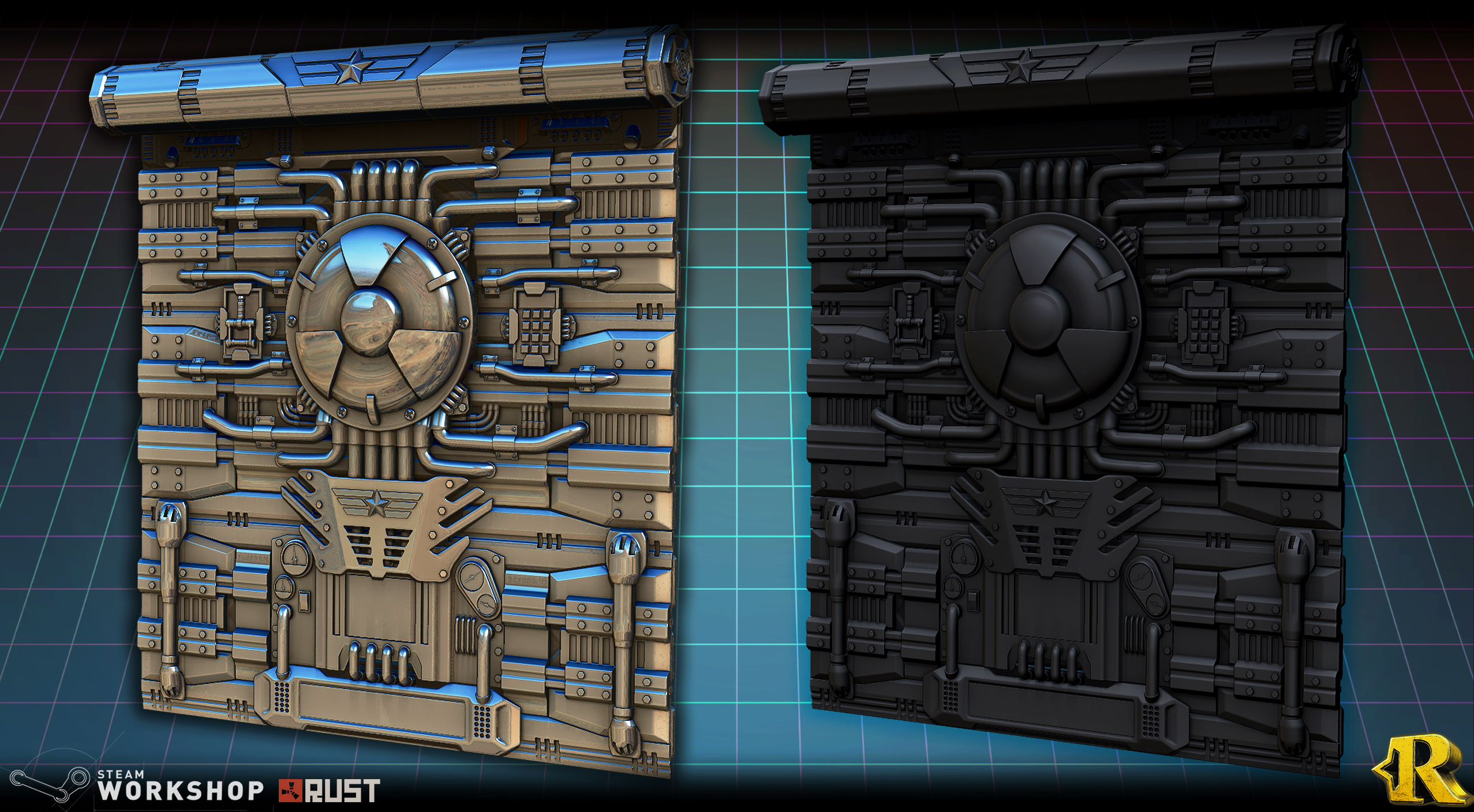 Nuke Room Garage Door