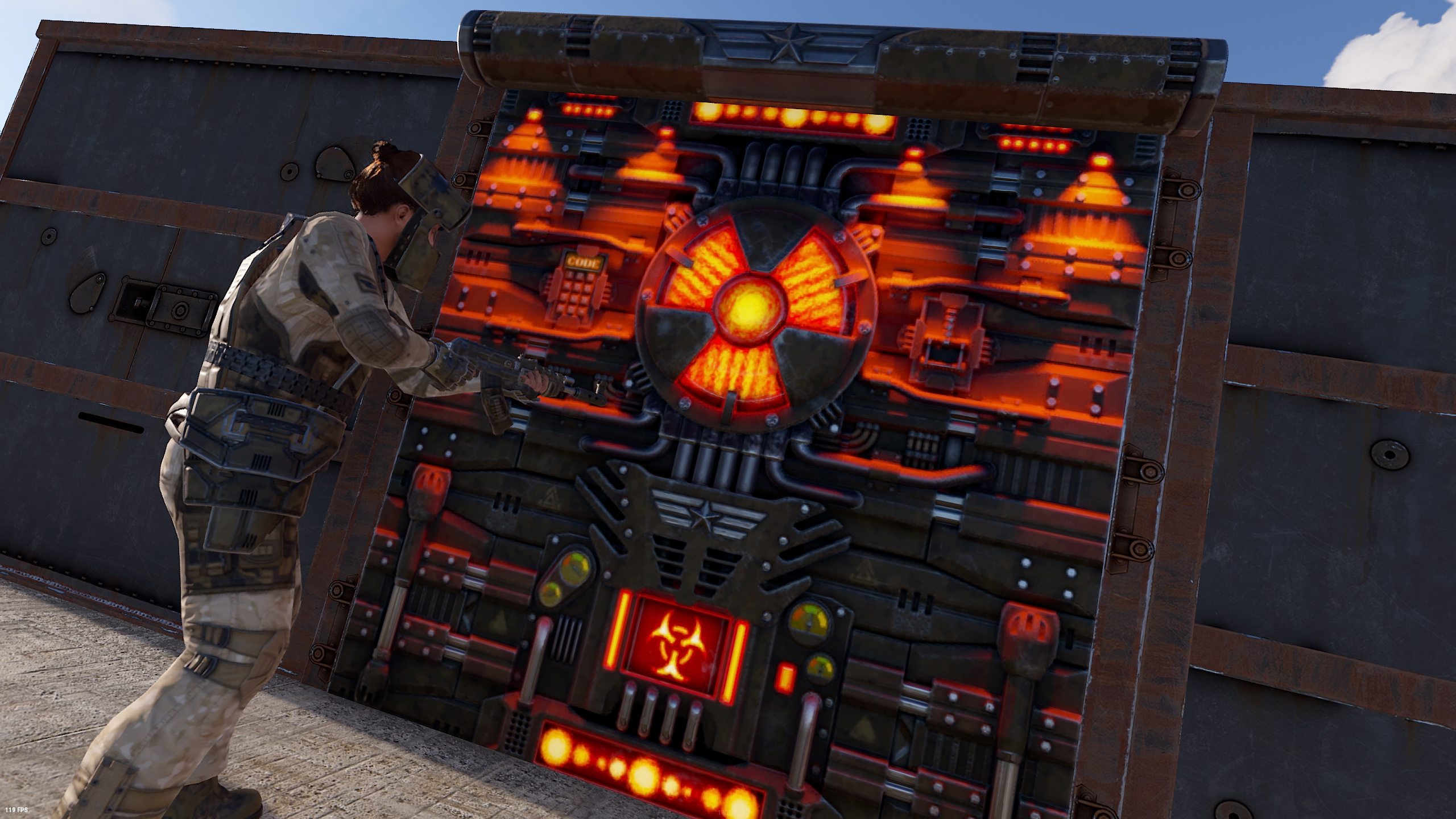 Nuke Room Garage Door