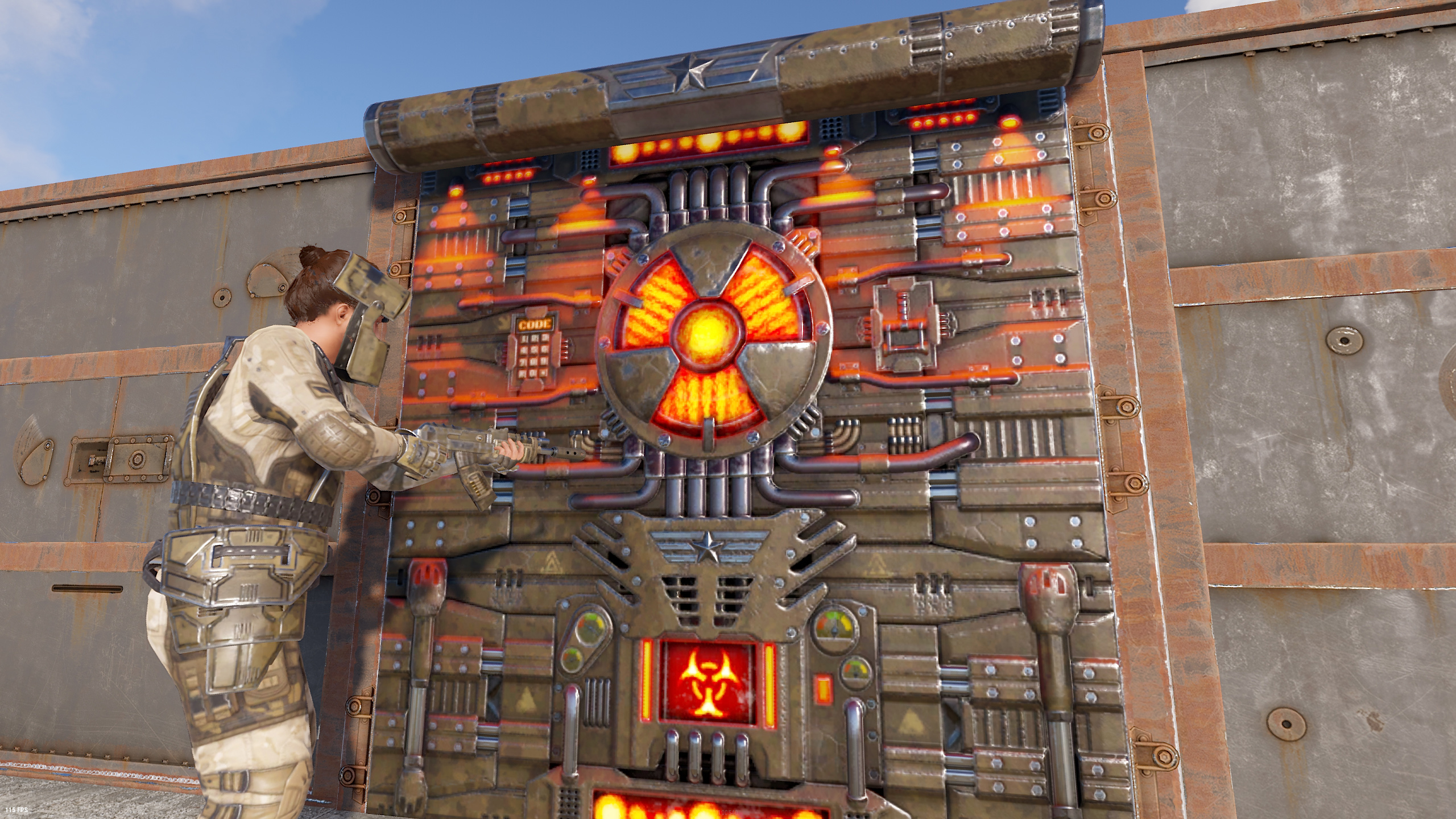 Nuke Room Garage Door