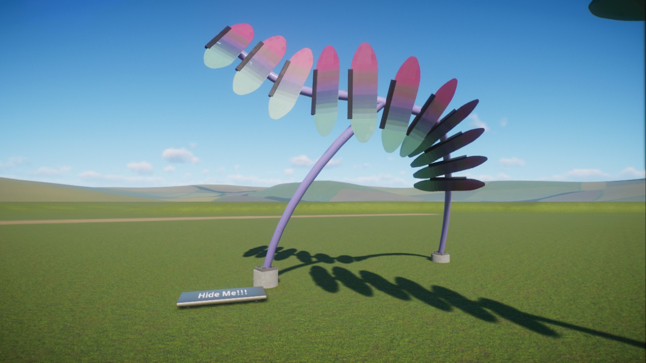 Abstract Northern Lights Sculptures
