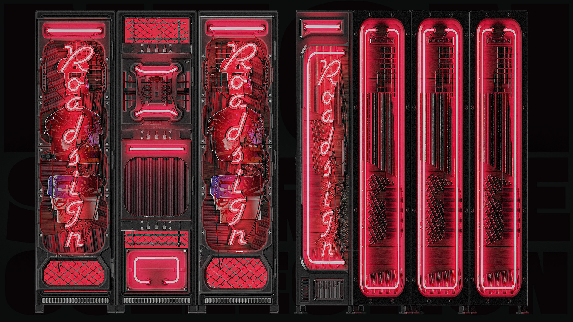 Neon Roadsign Locker