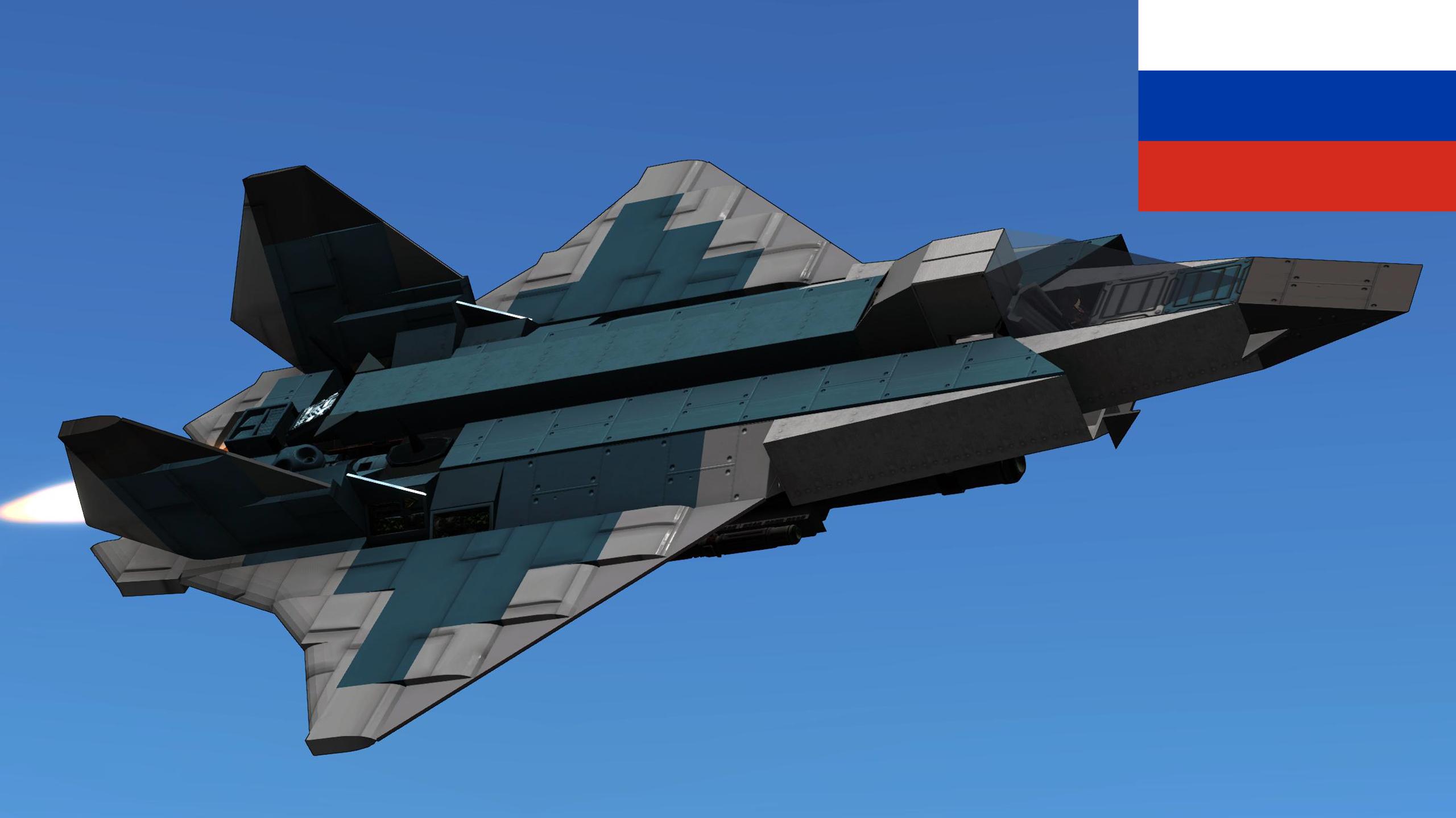 F-75LTRUS Шах и мат стелс-истребитель