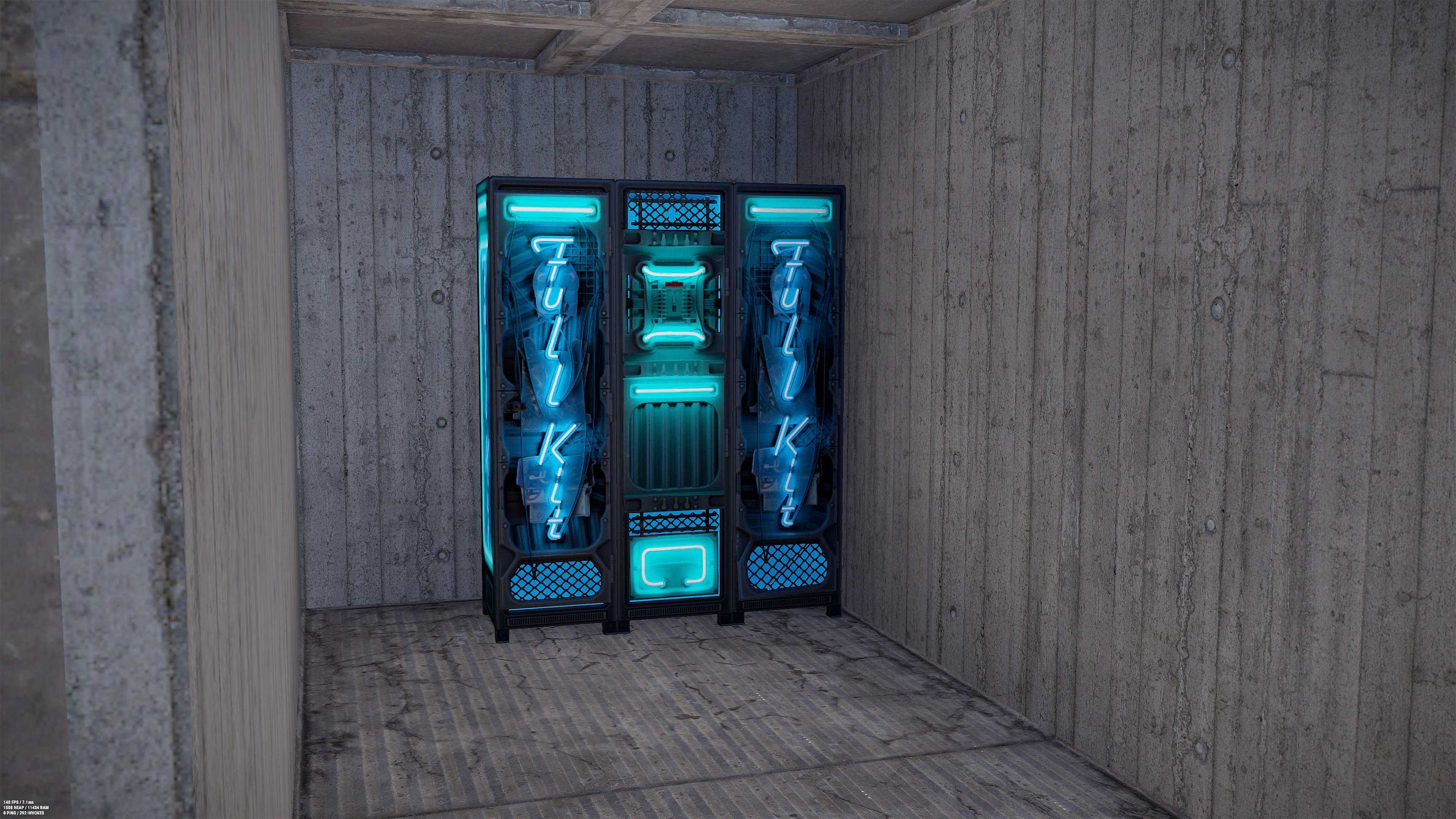 Neon Full Kit Locker