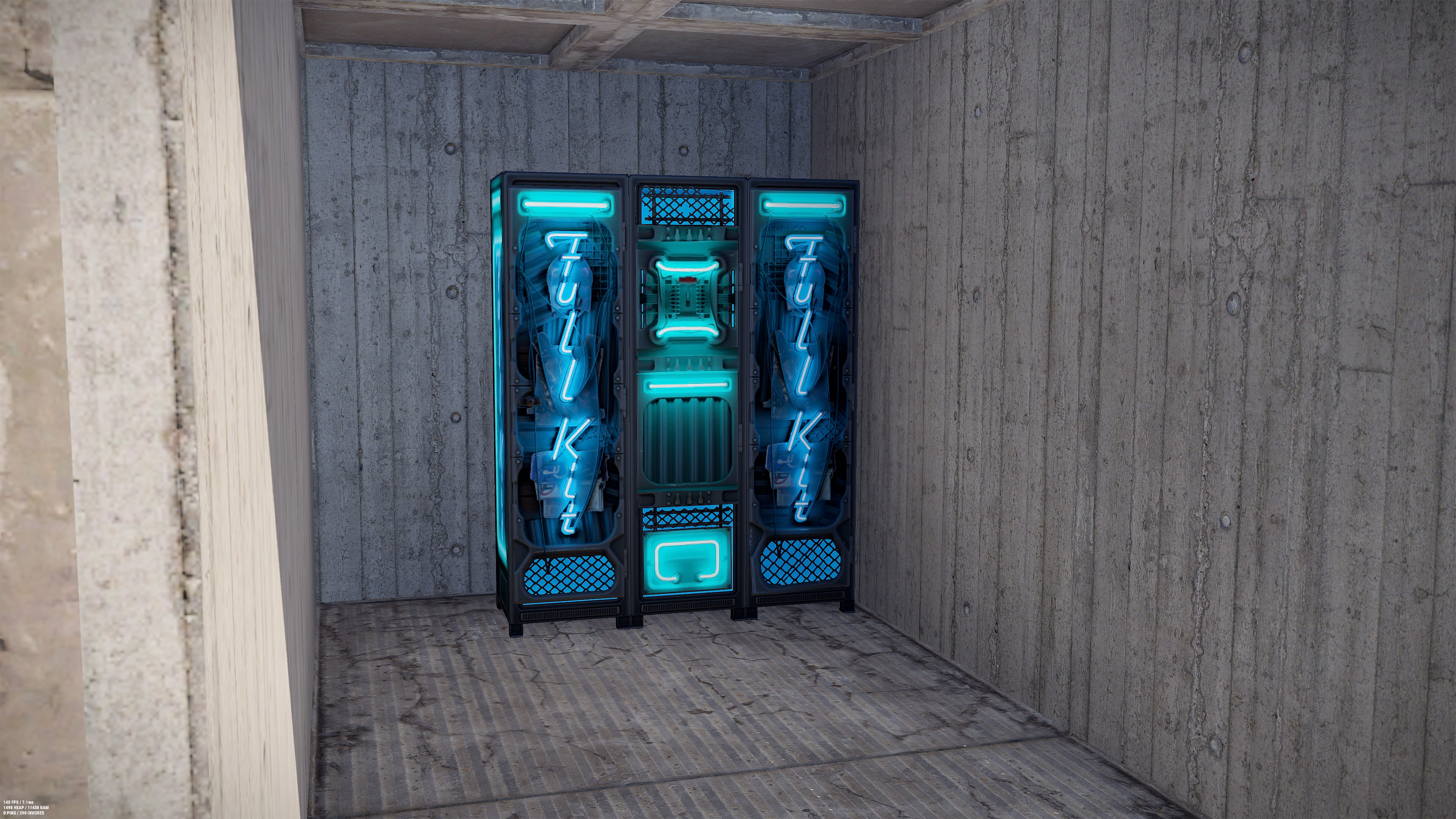 Neon Full Kit Locker