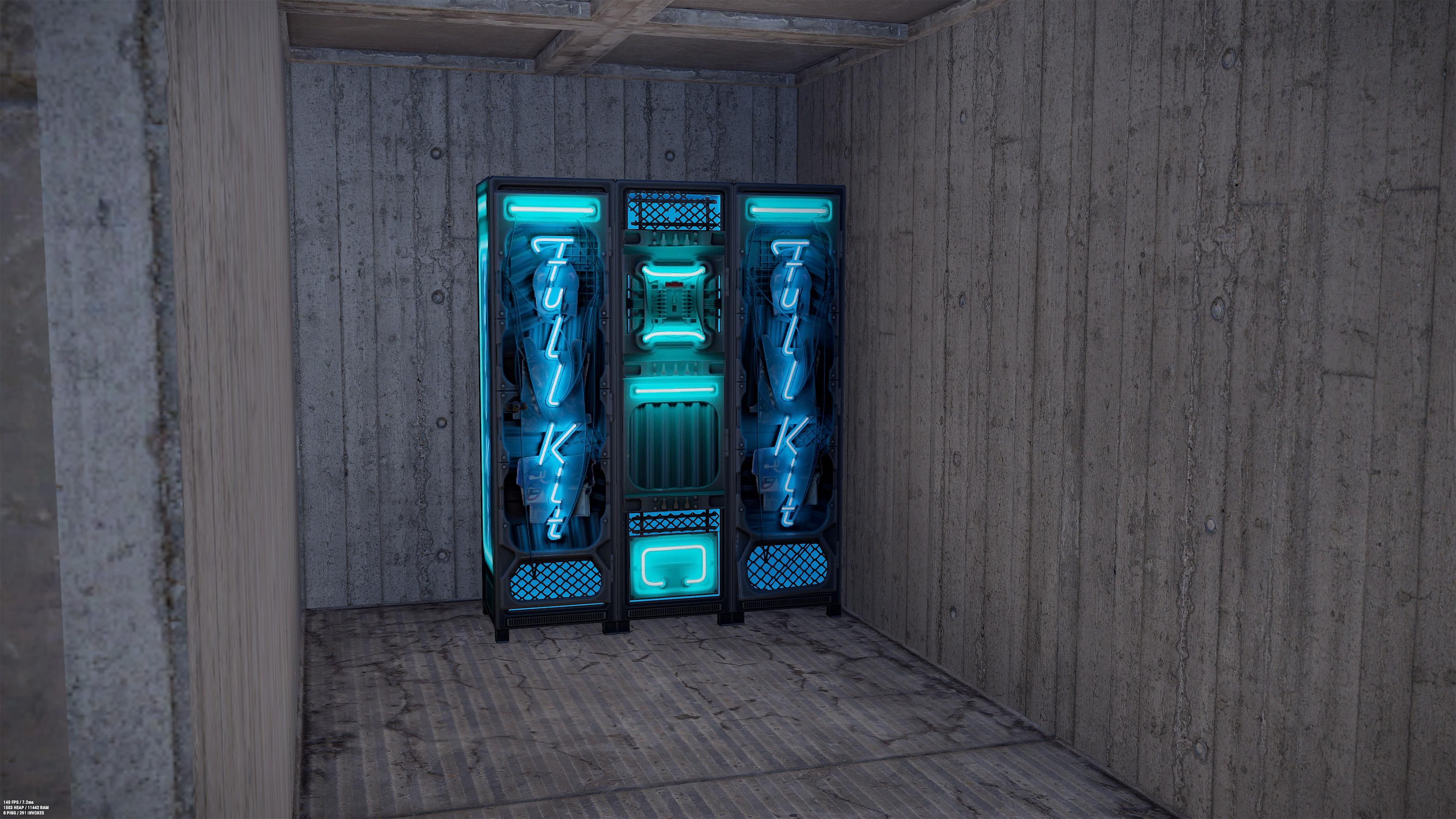 Neon Full Kit Locker