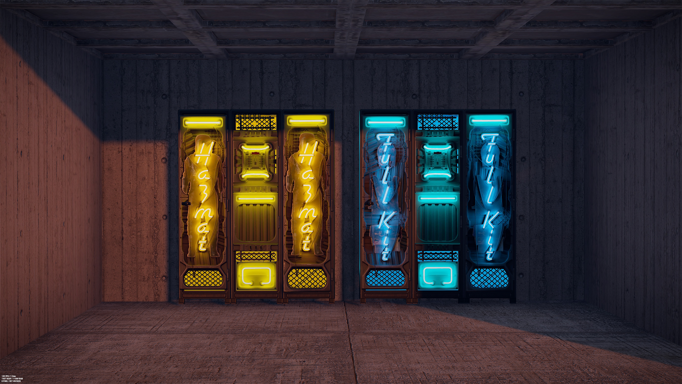 Neon Hazmat Locker