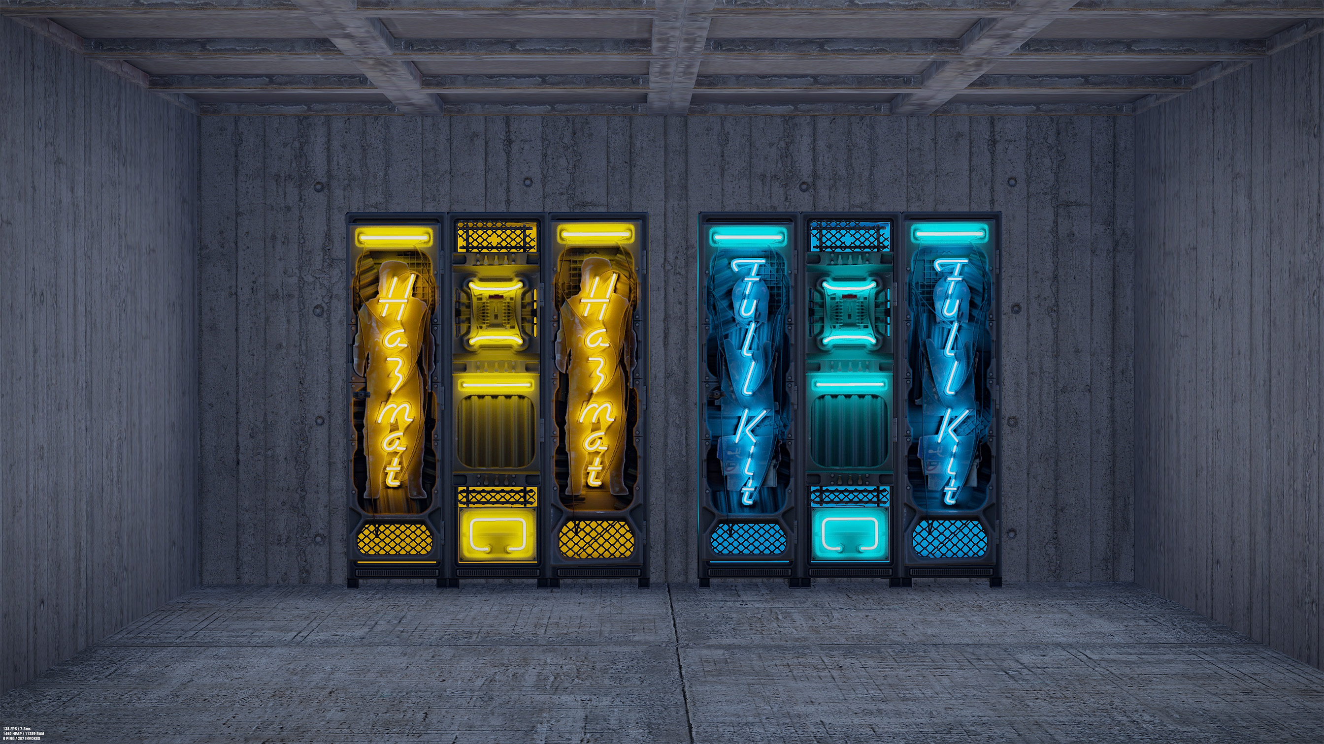 Neon Hazmat Locker