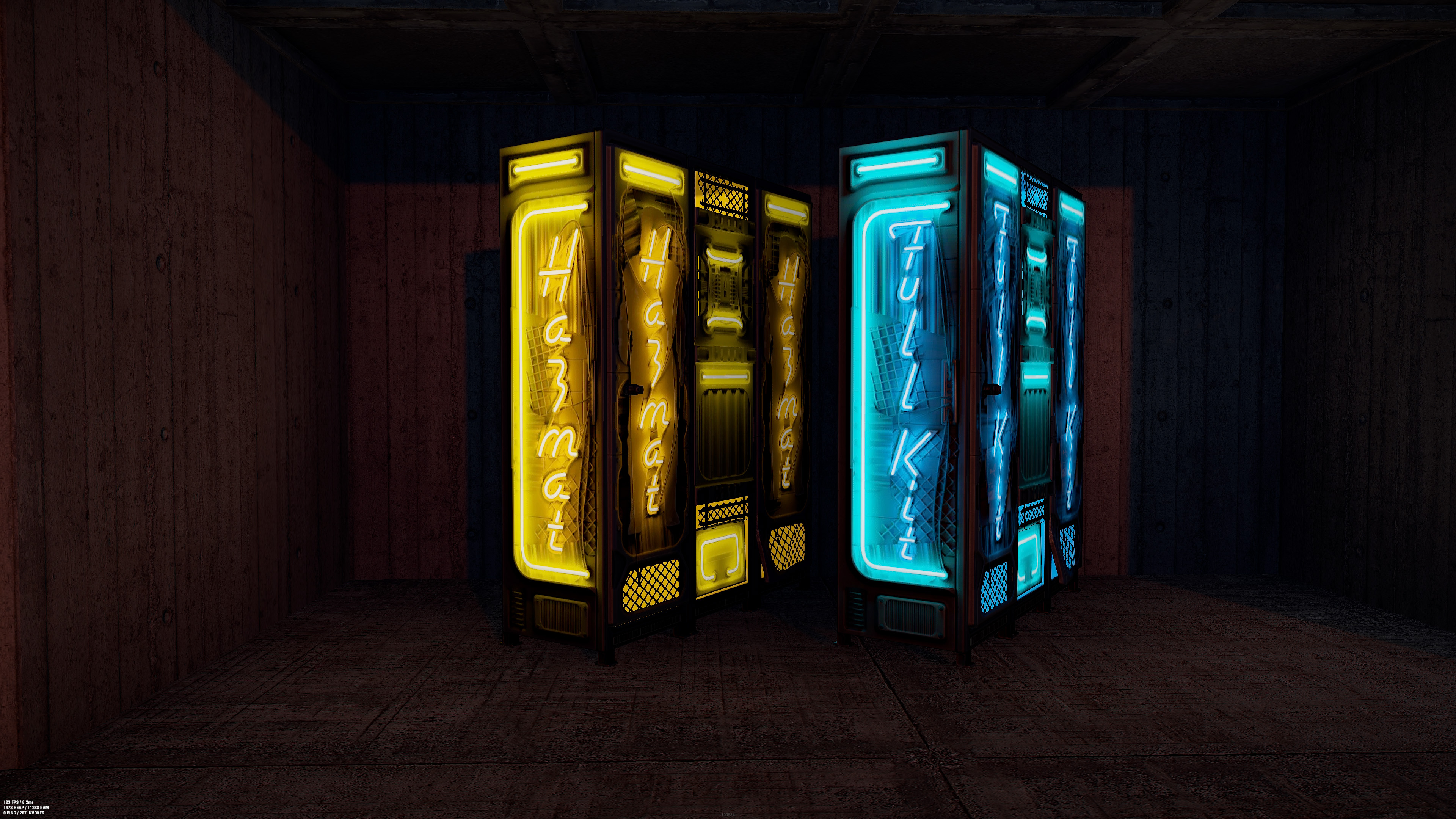 Neon Hazmat Locker