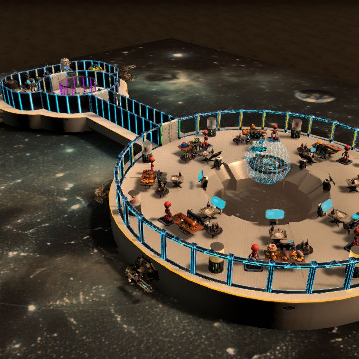 Scifi dam feast map - orbital platform