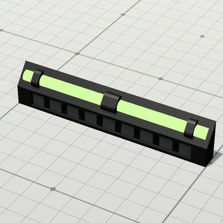 Scifi low wall light
