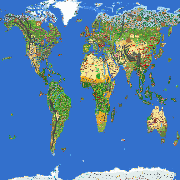Modern map