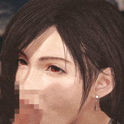 Tifa getting sloppy