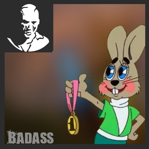 The hare(Well, just you wait!) over badass