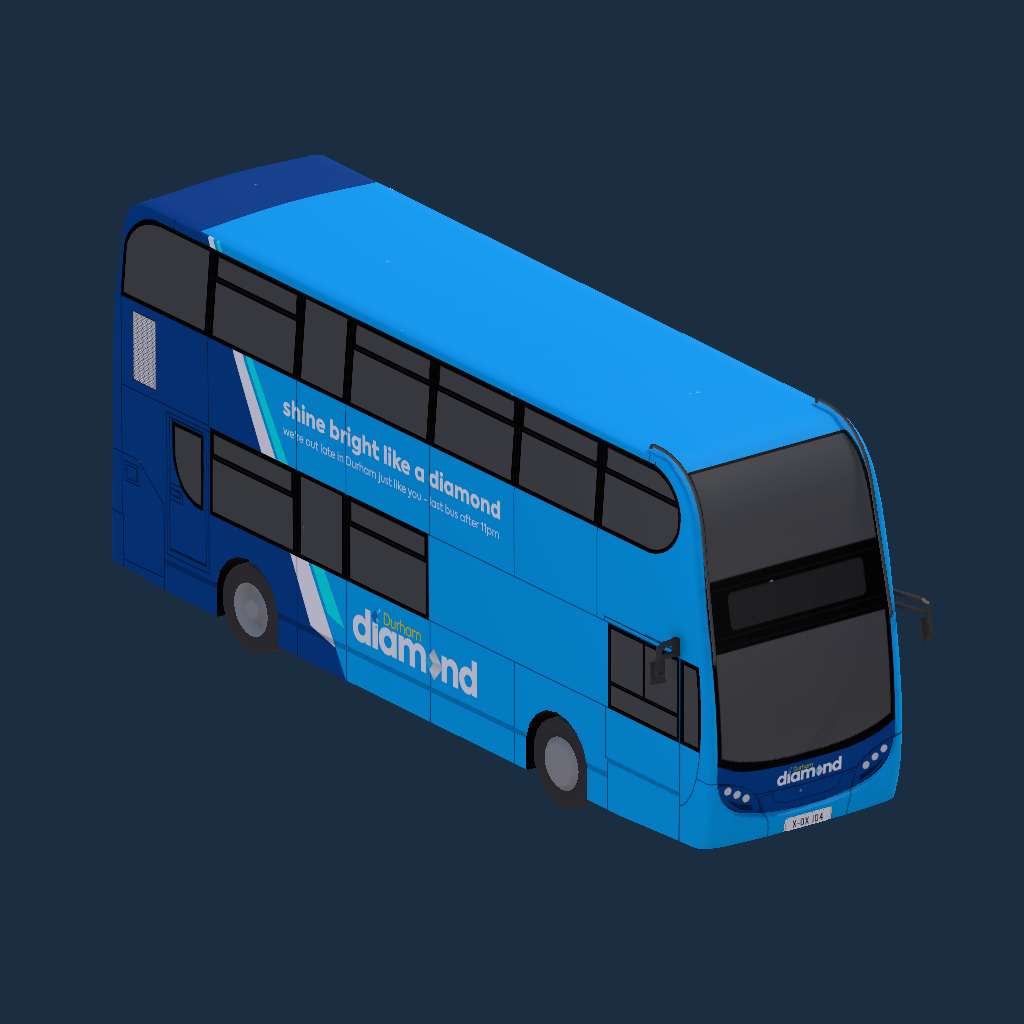 Go North East Durham Diamond Enviro 400