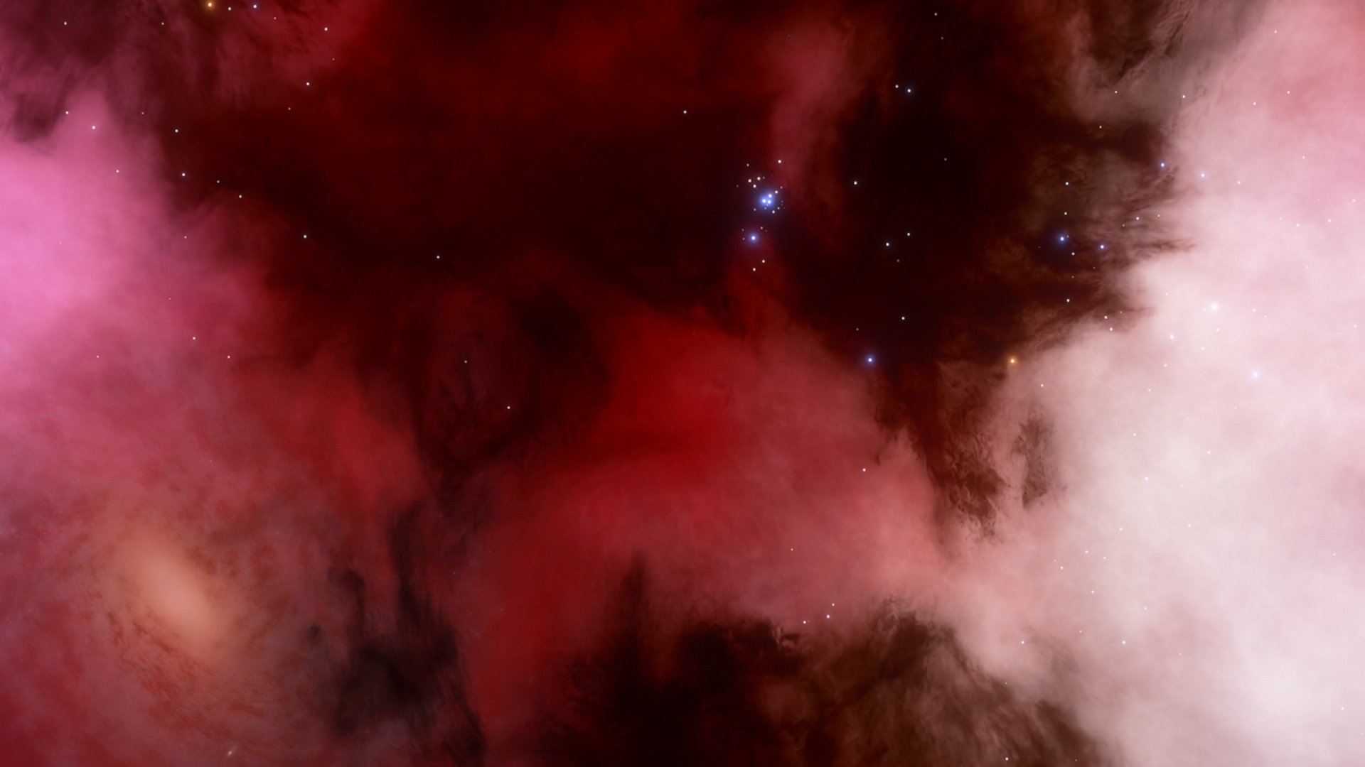 Selfmade Nebula with Stars