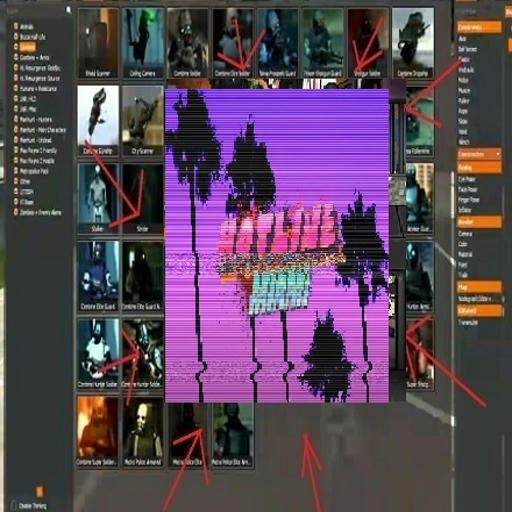 Hotline Miami soundtrack Miami & Paris in spawn menu