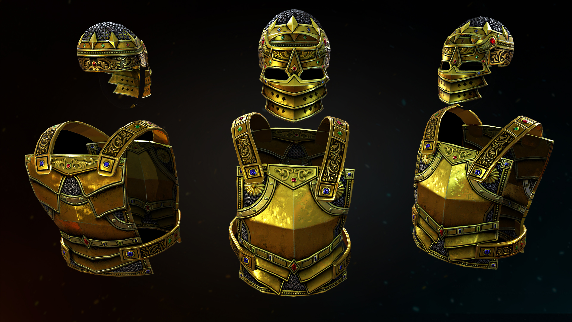 Gold Lord Facemask