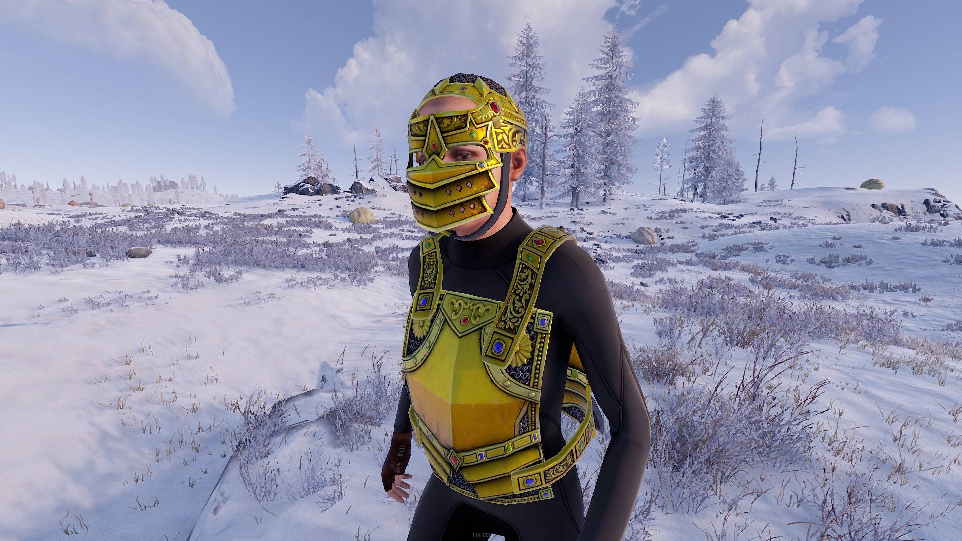 Gold Lord Facemask thumbnail 4