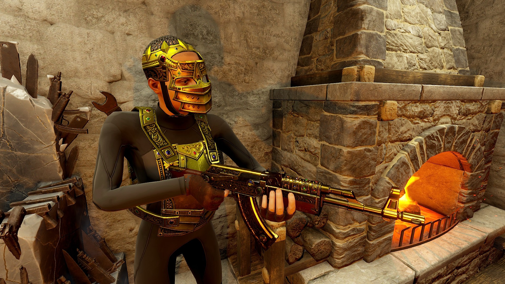 Gold Lord Facemask screenshot 1