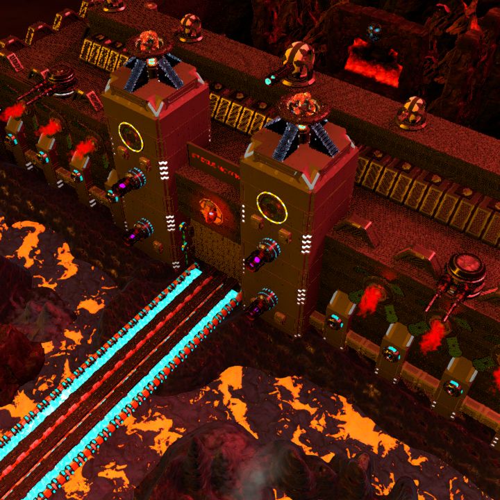 Hellscape scifi fortress