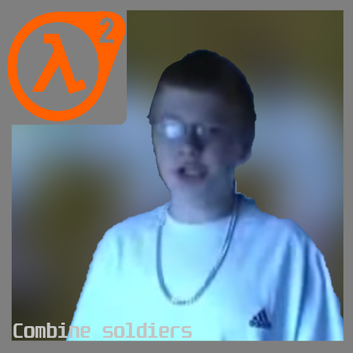 Angry german kid/leopold slikk over combine soldiers