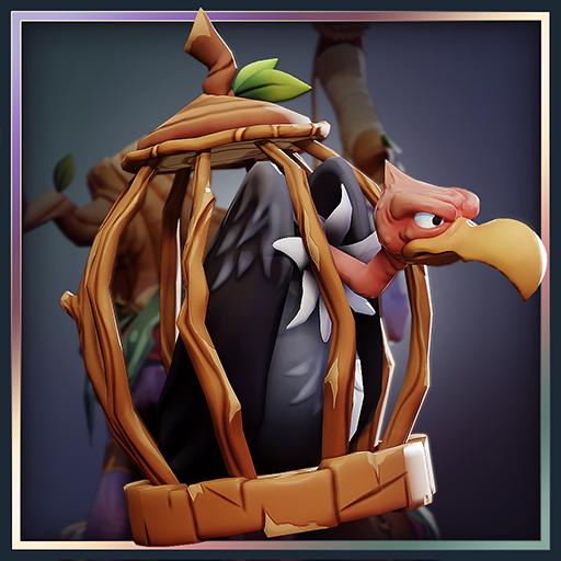 Avian Overseer - Back - Witch Doctor