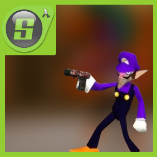 Tiny waluigi over male_02