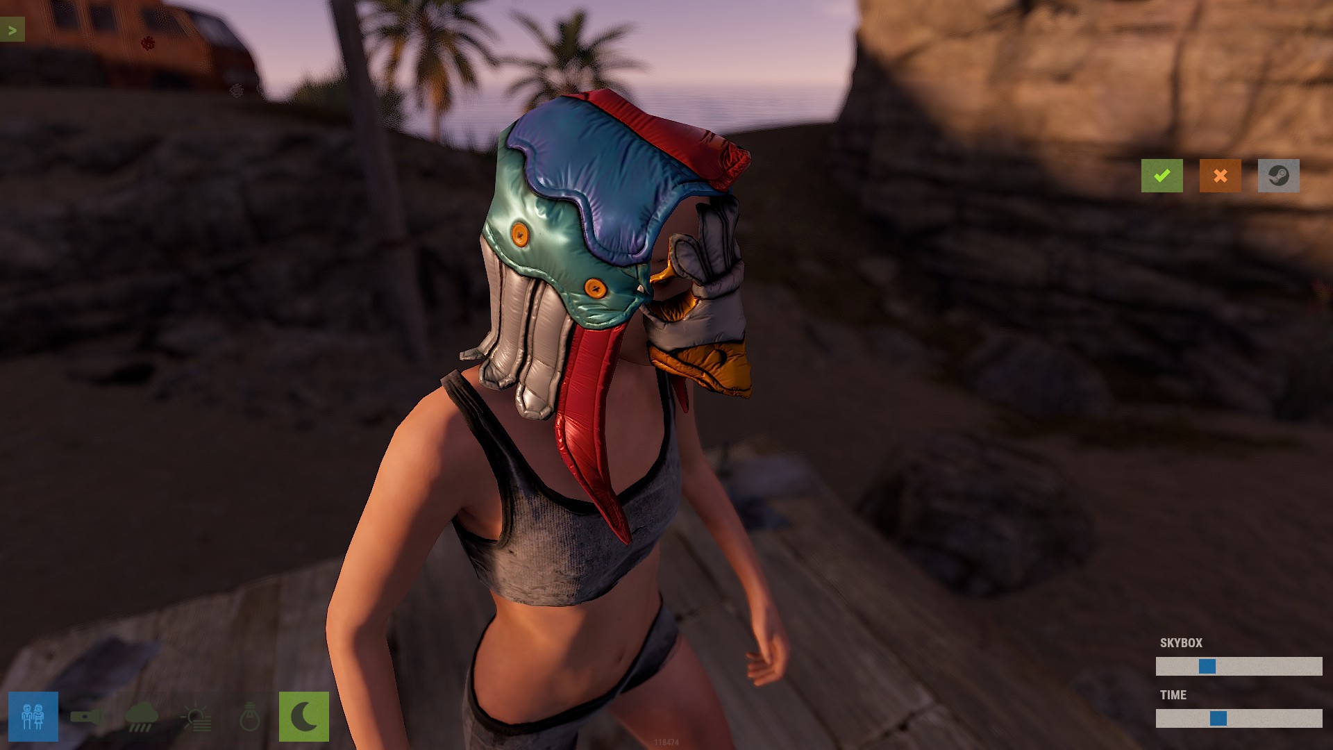 Rooster Mask thumbnail 2