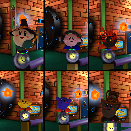 Playable Kirby dye's Remaster