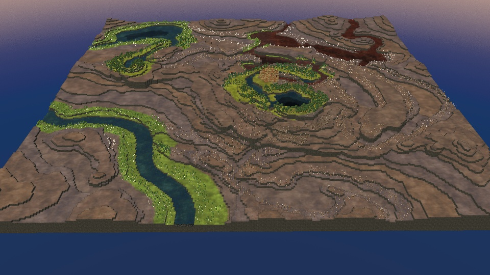Terraced Lakes