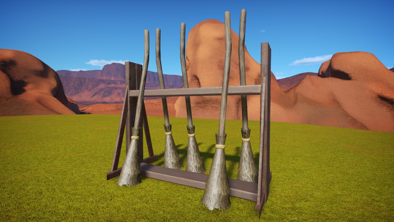 Broom Rack