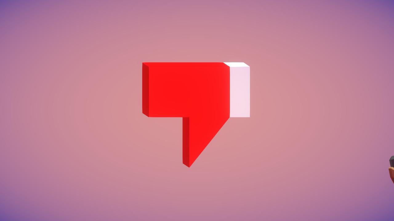 Press "dislike"