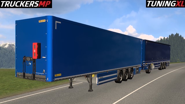 Wielton dry box-curtain HCT Tuning 1 (TruckersMP)