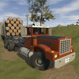  1971 Rampage Oregon HR Bricksville Lumber with Log Trailer (Loaded)