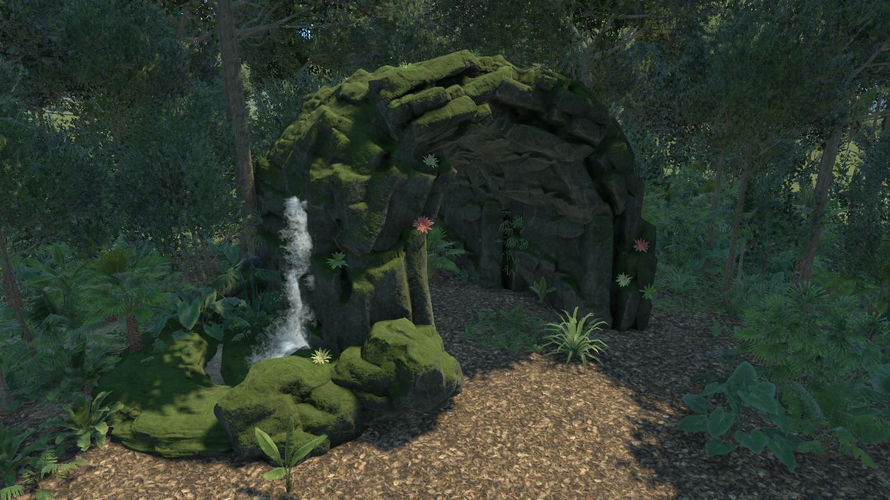 Arched Tropical Cave