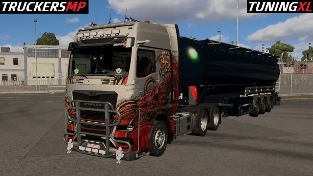 MAN TGX 2020 6x4 Dragon Tuning 1.50 (TruckersMP)