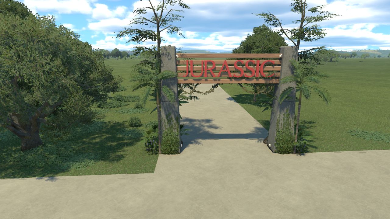 Jurassic Area Gate