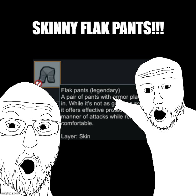Skinny Flak Pants