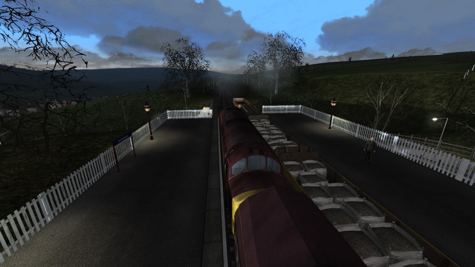 241 UK railway tour Settle to Carlisle Part 3 Armathwaite to Kirby Thore South Up Reverse