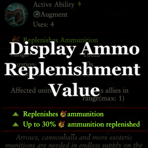 Display Ammo Replenishment Value