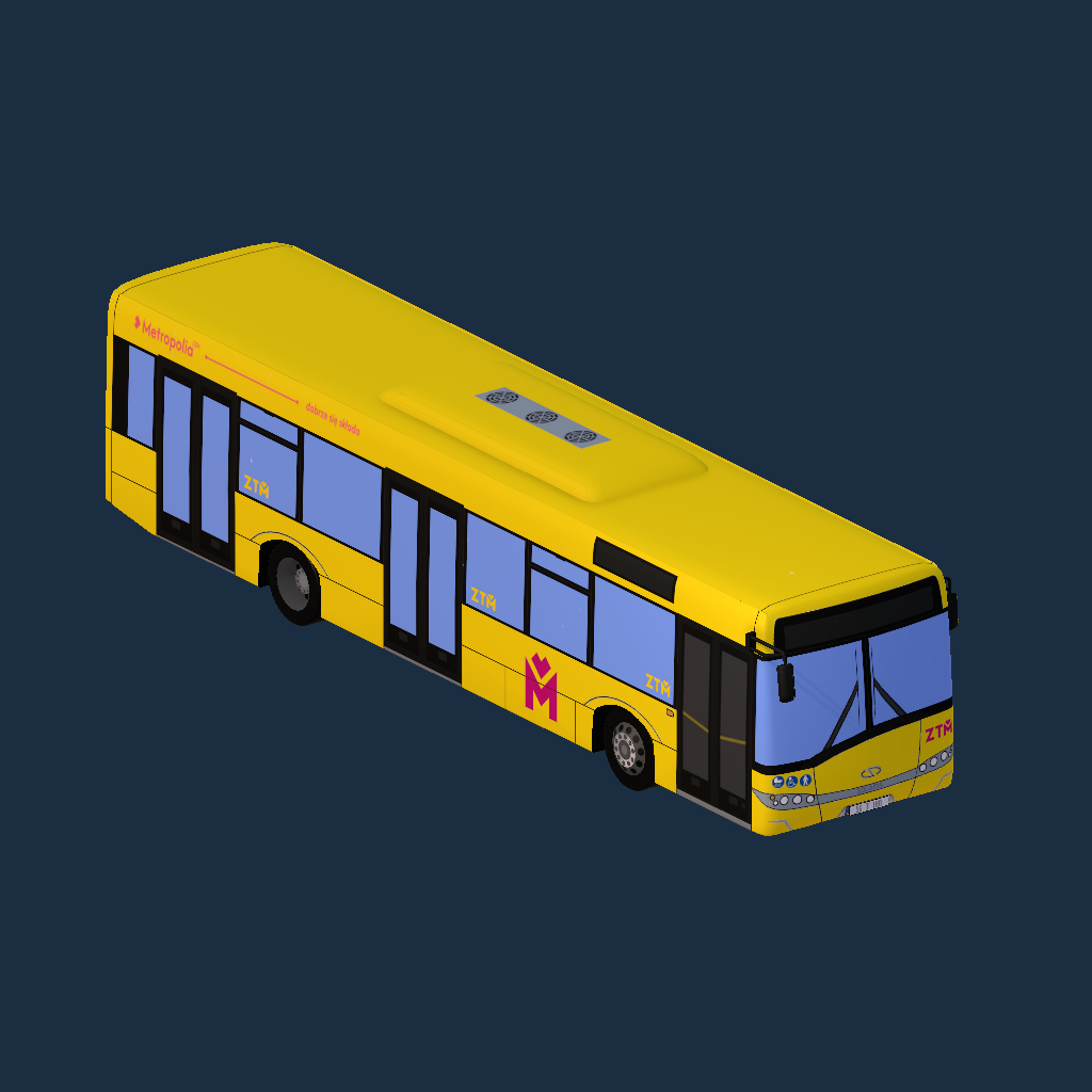 Metropolia GZM - Urbino 12 III ( 3-drzwiowy)